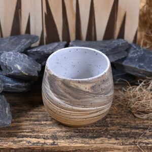 Handmade Stoneware Tequila Cup
