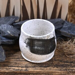 Handmade Stoneware Tequila Cup