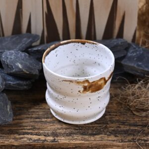 Handmade Stoneware Tequila Cup