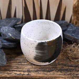 Handmade Stoneware Tequila Cup