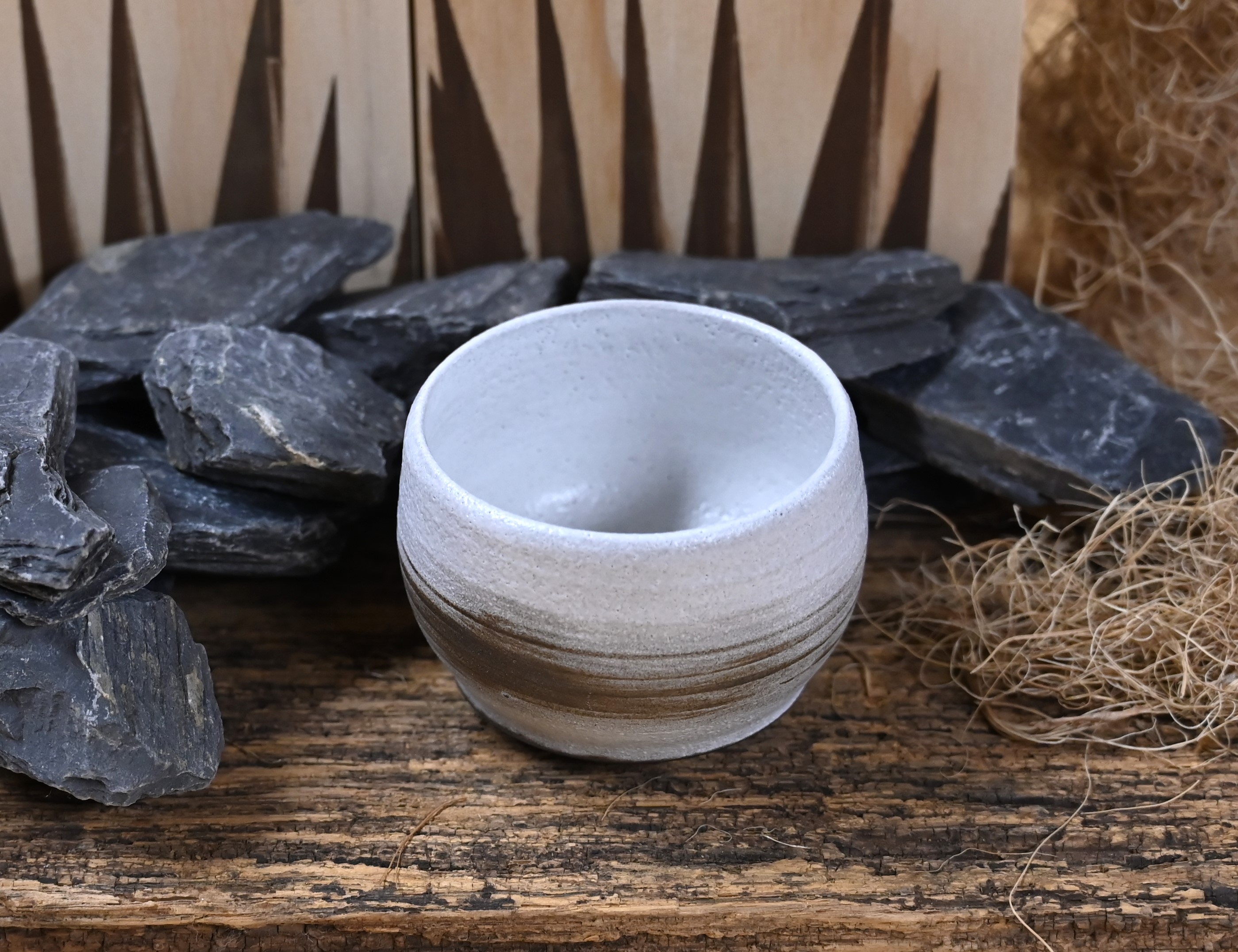 Handmade Stoneware Tequila Cup